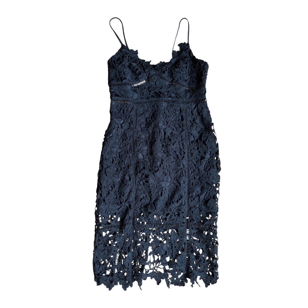 Boohoo Black Floral Lace Dress 10‎ Gothic Whimsygoth Dark Feminine Sheer Hem
